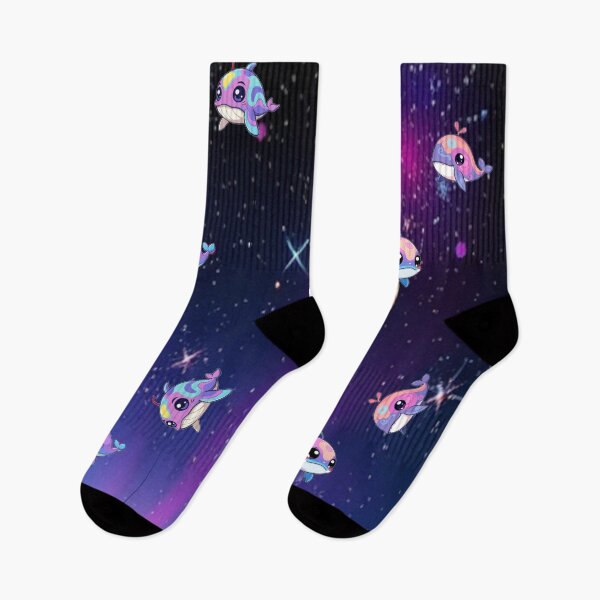 Item preview, Space Whales Socks designed and sold by NorgTs.