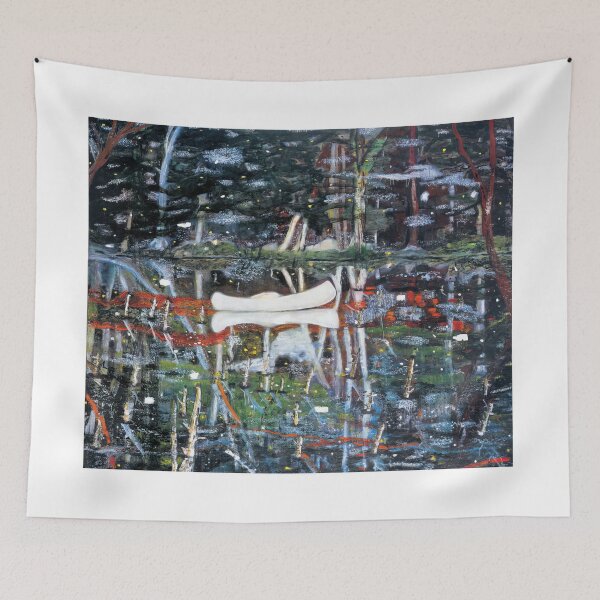 Item preview, Peter doig - white canoe by peter doig designed and sold by flexmortis.