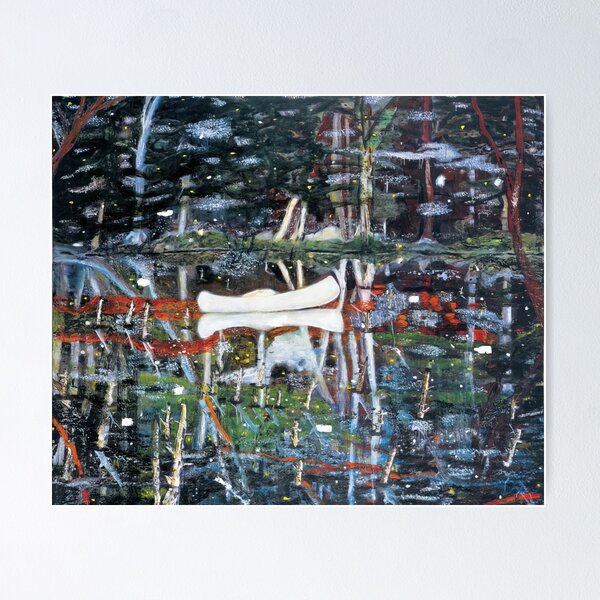 Item preview, Peter doig - white canoe by peter doig designed and sold by flexmortis.