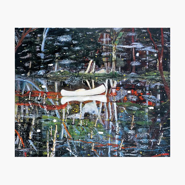 Item preview, Peter doig - white canoe by peter doig designed and sold by flexmortis.