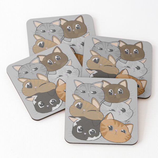 Item preview, Purr-fectly Piled - transparent background designed and sold by Art_by_Pho3nix.