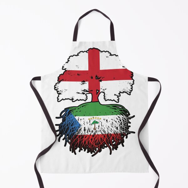 Item preview, Equatorial Guinea Equatorial Guinean English England Tree Roots Flag designed and sold by FlagX.
