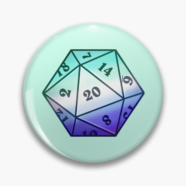 Item preview, Gay D20 | LGBTQ+ designed and sold by WaffleCreations.