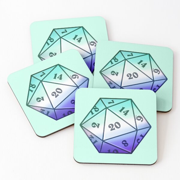 Item preview, Gay D20 | LGBTQ+ designed and sold by WaffleCreations.