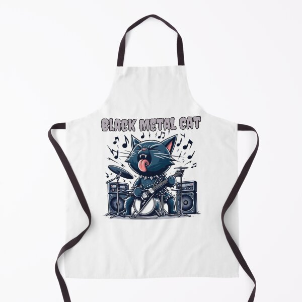 Item preview, Black Metal Cat: Feline Fury for Metalheads designed and sold by JCRockDesign.