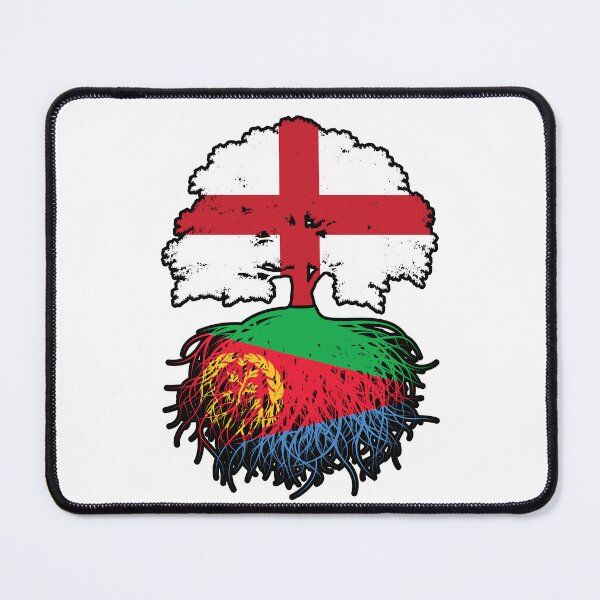 Item preview, Eritrea Eritrean English England Tree Roots Flag designed and sold by FlagX.