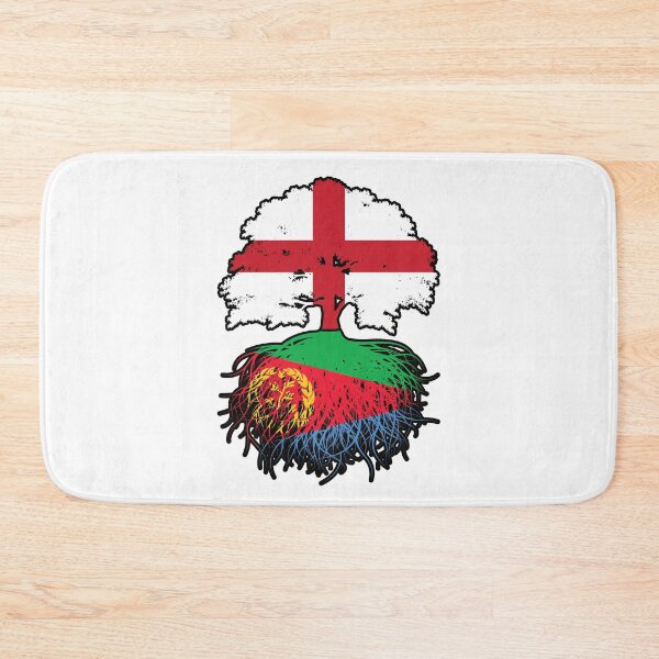 Item preview, Eritrea Eritrean English England Tree Roots Flag designed and sold by FlagX.
