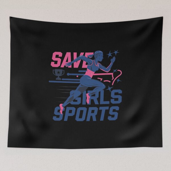 Item preview, Save Girls Sports Female Athletes designed and sold by Mateusz Majcherek.