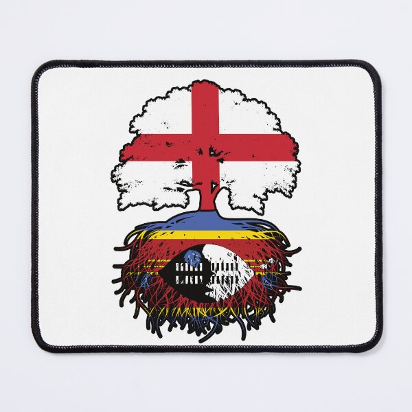 Item preview, Eswatini Swazi English England Tree Roots Flag designed and sold by FlagX.
