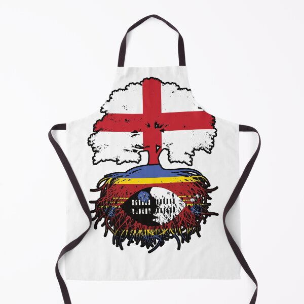 Item preview, Eswatini Swazi English England Tree Roots Flag designed and sold by FlagX.