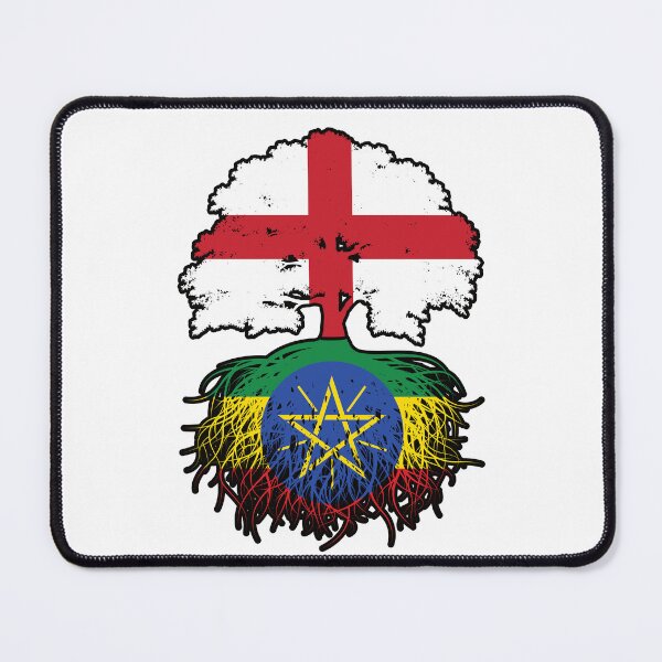Item preview, Ethiopia Ethiopian English England Tree Roots Flag designed and sold by FlagX.