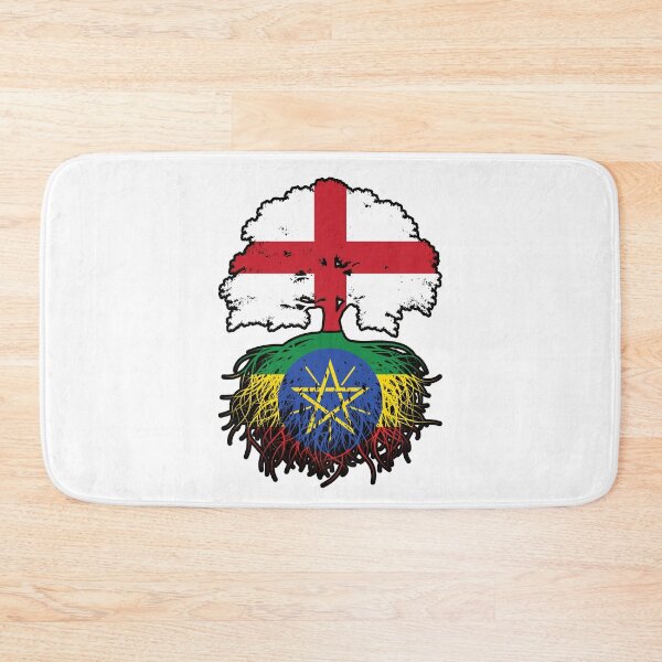 Item preview, Ethiopia Ethiopian English England Tree Roots Flag designed and sold by FlagX.