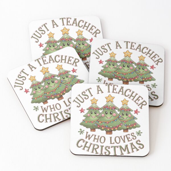 Item preview, Just a Teacher Who Loves Christmas designed and sold by lifeintoart.