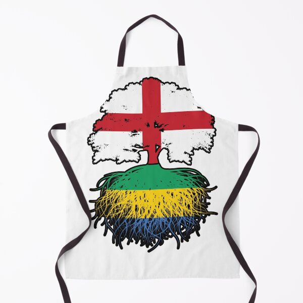 Item preview, Gabon Gabonese English England Tree Roots Flag designed and sold by FlagX.