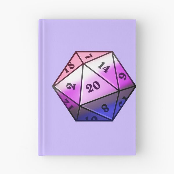 Item preview, Genderfluid D20 | LGBTQ+ designed and sold by WaffleCreations.