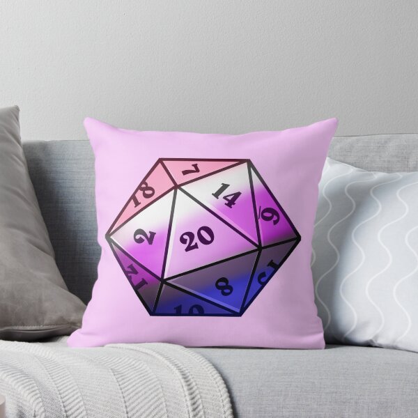 Item preview, Genderfluid D20 | LGBTQ+ designed and sold by WaffleCreations.