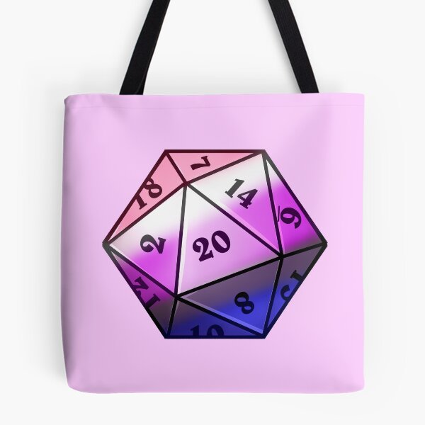 Item preview, Genderfluid D20 | LGBTQ+ designed and sold by WaffleCreations.