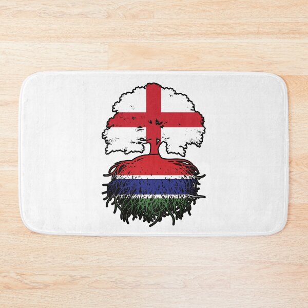 Item preview, Gambia Gambian English England Tree Roots Flag designed and sold by FlagX.