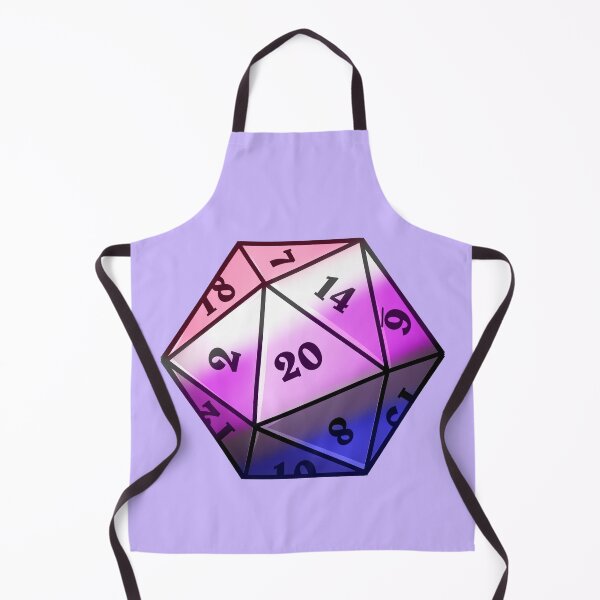 Item preview, Genderfluid D20 | LGBTQ+ designed and sold by WaffleCreations.