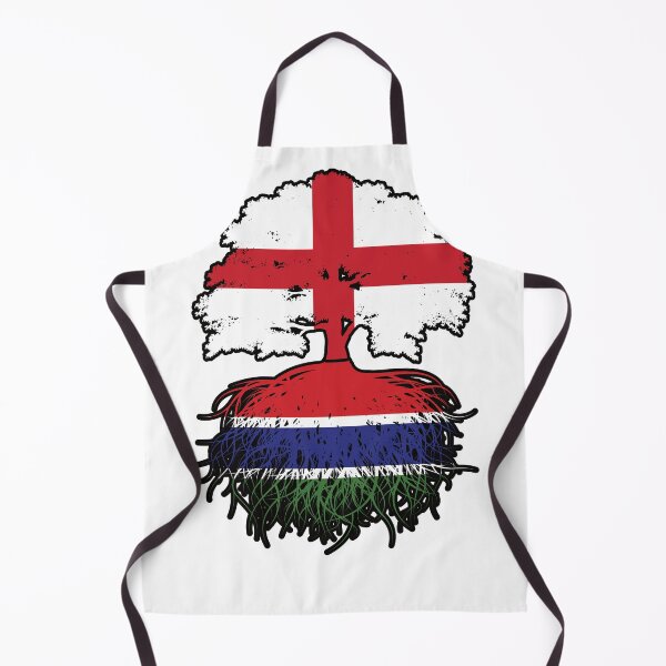 Item preview, Gambia Gambian English England Tree Roots Flag designed and sold by FlagX.