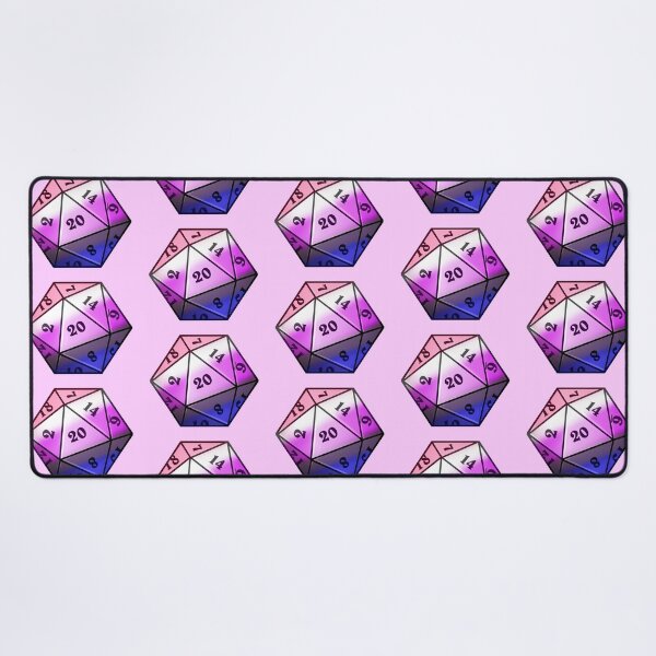 Item preview, Genderfluid D20 | LGBTQ+ designed and sold by WaffleCreations.