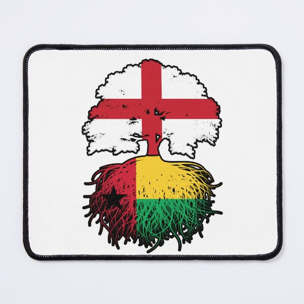 Item preview, Guinea-Bissau Bissau-Guinean English England Tree Roots Flag designed and sold by FlagX.