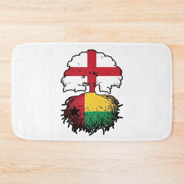 Item preview, Guinea-Bissau Bissau-Guinean English England Tree Roots Flag designed and sold by FlagX.