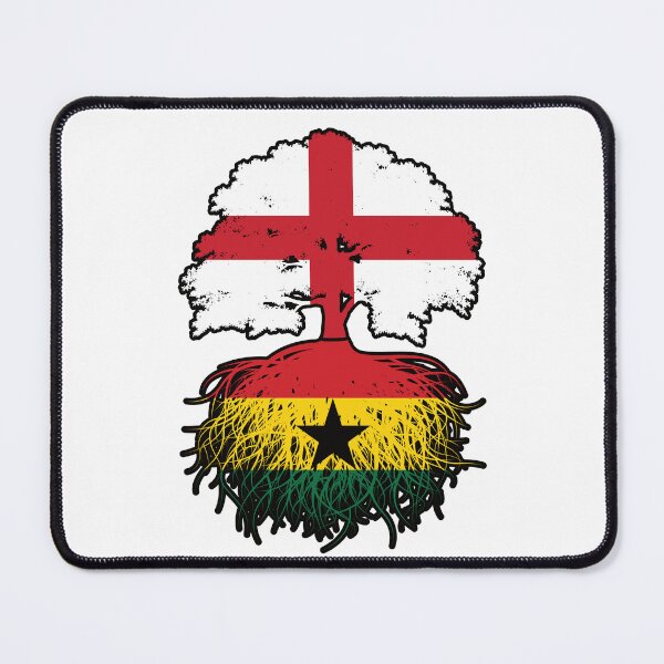 Item preview, Ghana Ghanaian English England Tree Roots Flag designed and sold by FlagX.