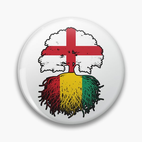 Item preview, Guinea Guinean English England Tree Roots Flag designed and sold by FlagX.