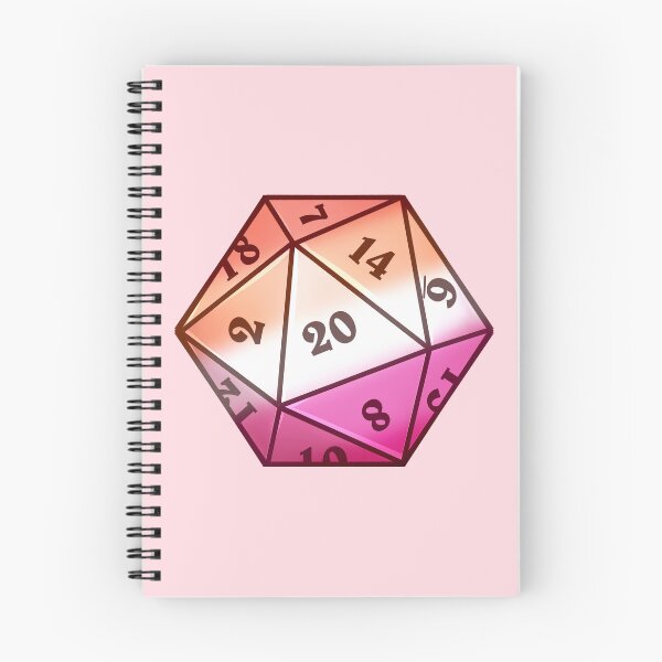Item preview, Lesbian D20 | LGBTQ+ designed and sold by WaffleCreations.