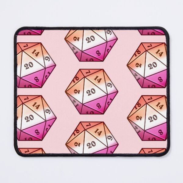 Item preview, Lesbian D20 | LGBTQ+ designed and sold by WaffleCreations.