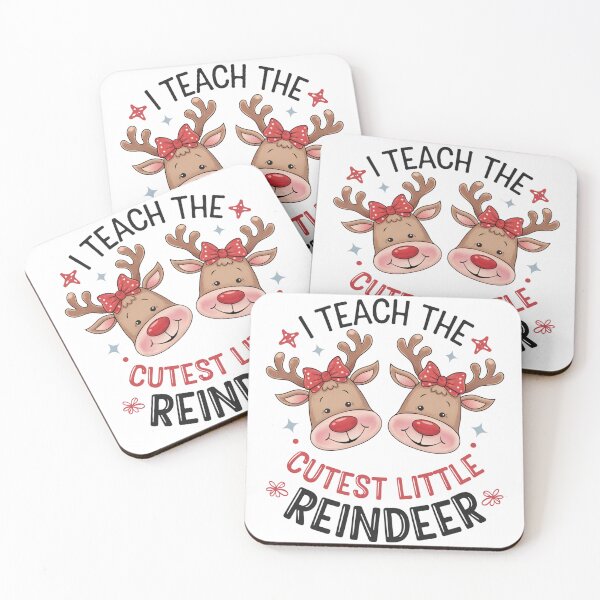 Item preview, I Teach the Cutest Little Reindeer designed and sold by lifeintoart.