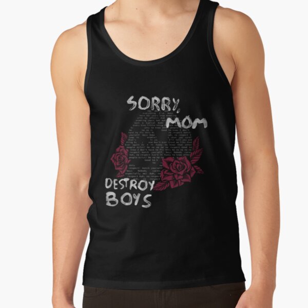 destroy boys lyrics skull Tank Top