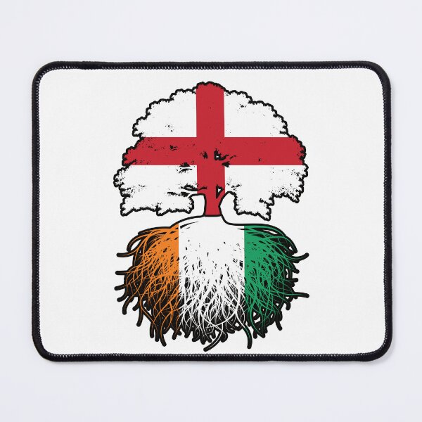 Item preview, Ivory Coast Ivorian English England Tree Roots Flag designed and sold by FlagX.