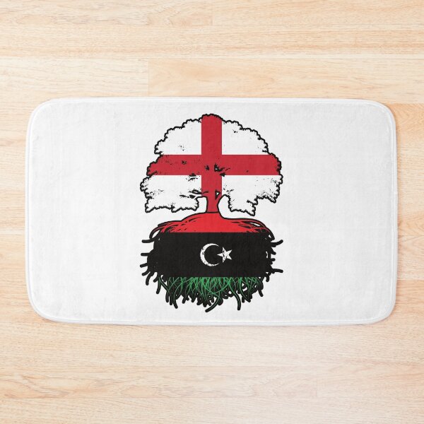 Item preview, Libya Libyan English England Tree Roots Flag designed and sold by FlagX.