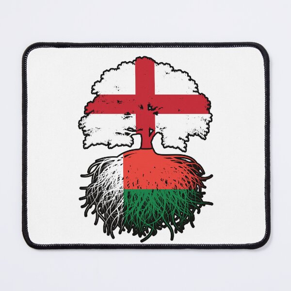 Item preview, Madagascar Malagasy English England Tree Roots Flag designed and sold by FlagX.