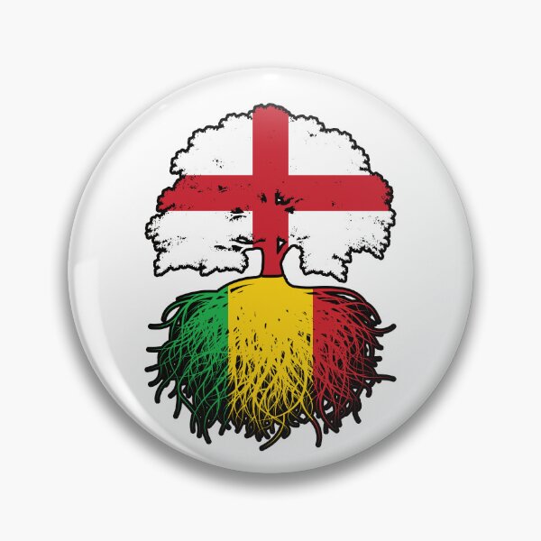 Item preview, Mali Malian English England Tree Roots Flag designed and sold by FlagX.