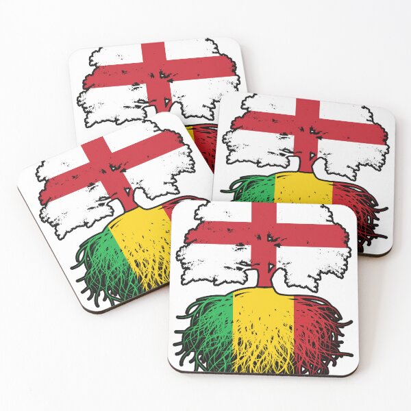 Item preview, Mali Malian English England Tree Roots Flag designed and sold by FlagX.