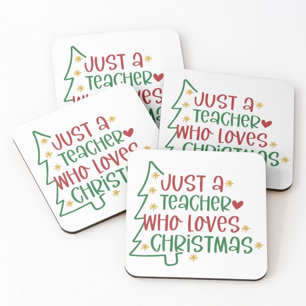 Item preview, Just a Teacher Who Loves Christmas designed and sold by lifeintoart.