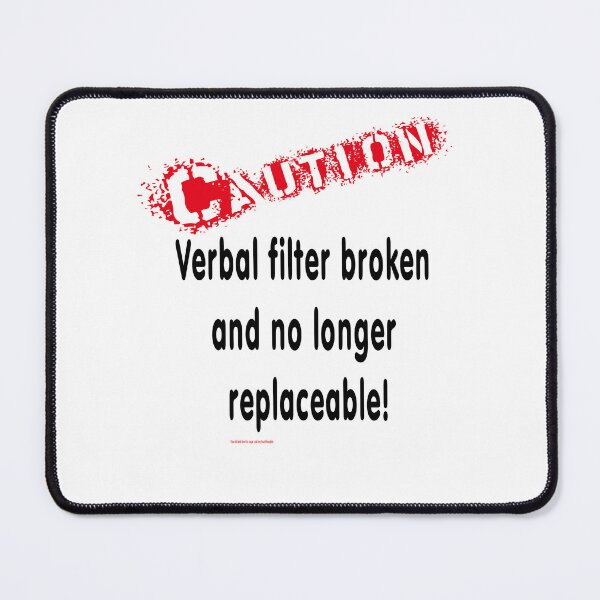 Item preview, Verbal Filter designed and sold by ArachnidImagery.