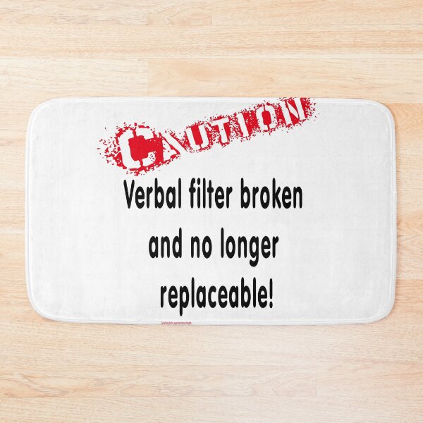 Item preview, Verbal Filter designed and sold by ArachnidImagery.
