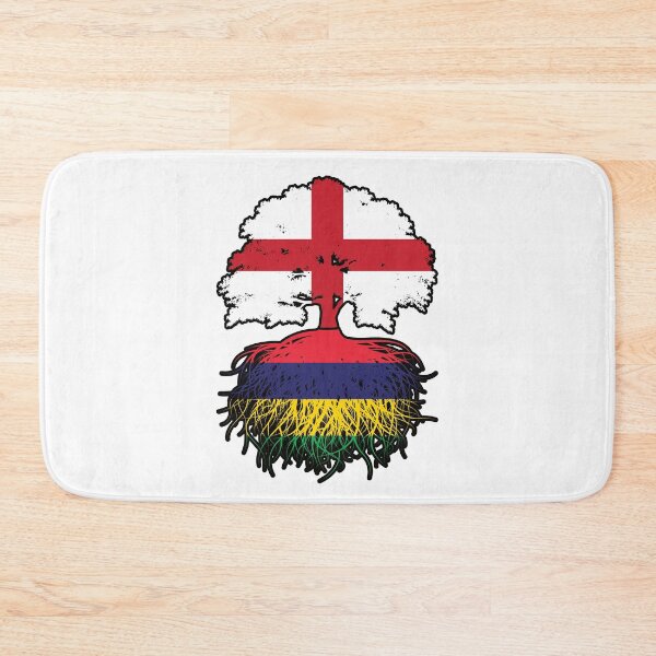 Item preview, Mauritius Mauritian English England Tree Roots Flag designed and sold by FlagX.