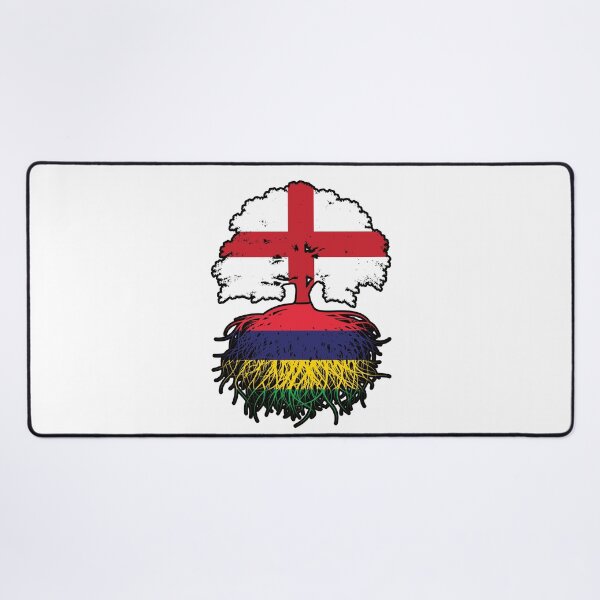 Item preview, Mauritius Mauritian English England Tree Roots Flag designed and sold by FlagX.