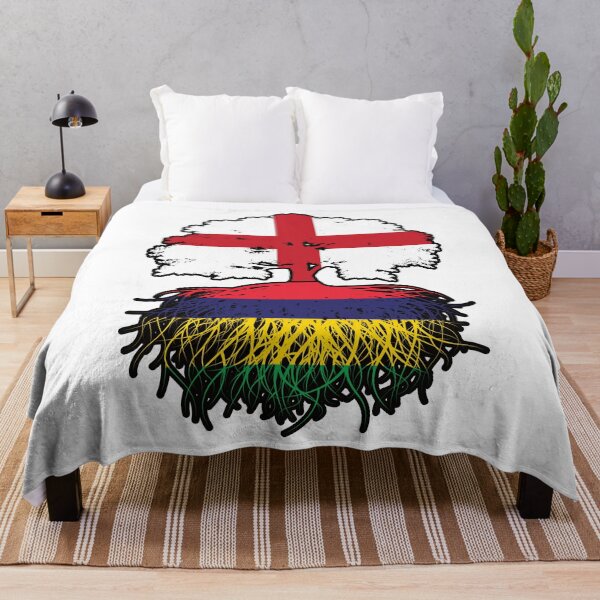 Item preview, Mauritius Mauritian English England Tree Roots Flag designed and sold by FlagX.