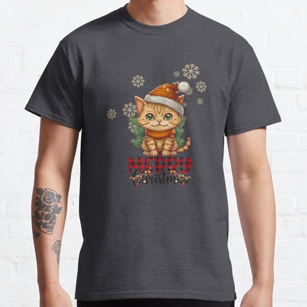 Item preview, Festive Holiday Kitty Cat Christmas designed and sold by goldenhunt10.