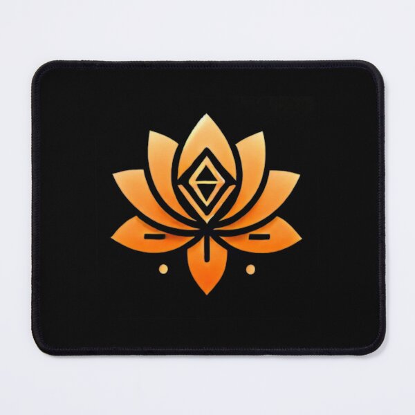 Item preview, Sacral Chakra Symbol on Black Background – Ignite Your Creative Energy designed and sold by SacredPractice.