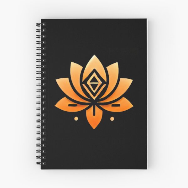 Item preview, Sacral Chakra Symbol on Black Background – Ignite Your Creative Energy designed and sold by SacredPractice.