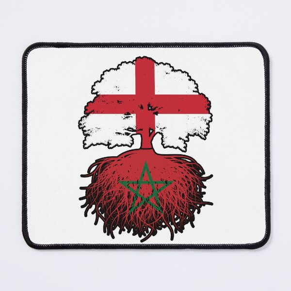 Item preview, Morocco Moroccan English England Tree Roots Flag designed and sold by FlagX.