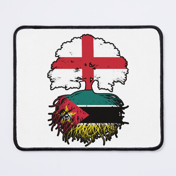 Item preview, Mozambique Mozambican English England Tree Roots Flag designed and sold by FlagX.