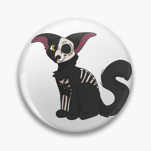 Item preview, Half skeleton cat designed and sold by BeeTheDragon-1.